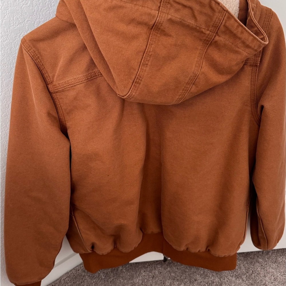 Carhartt Tan Jacket with Cream Lining - Picture 3 of 9